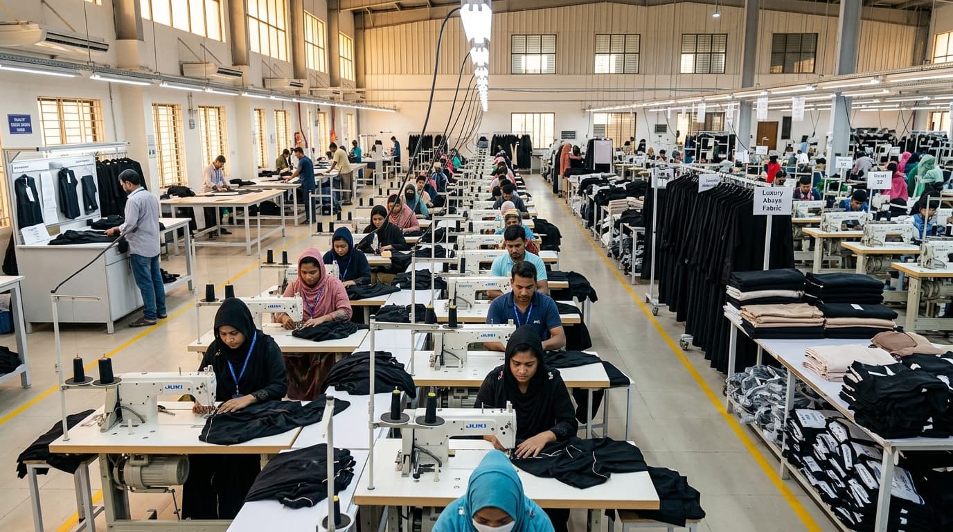 Industrial garment manufacturing plant — Khadijah Dubai Limited